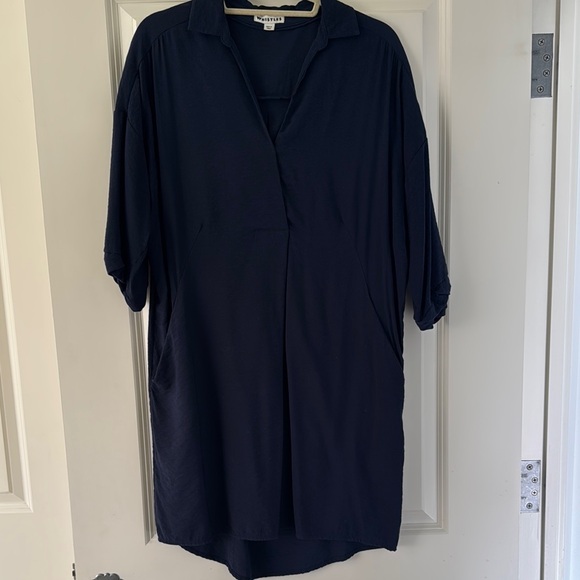 Whistles Navy Blue Dress - Picture 1 of 1
